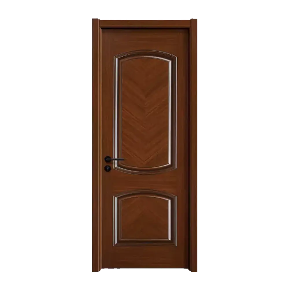 Accodion Solid Wood Doors with Door Head Zonle Doors China 7853 Zonle Brand 2