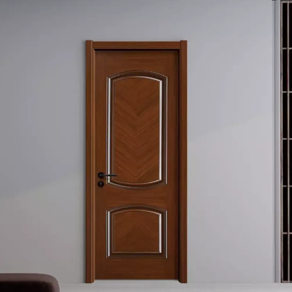 Accodion Solid Wood Doors with Door Head Zonle Doors China 7853 Zonle Brand 3