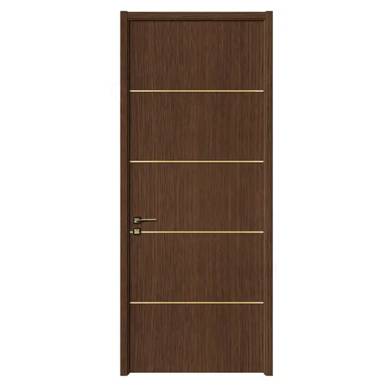 Quality Zonle Brand Sliding Wood Wpc Doors with Door Jamb Interior Door Guangxi 2