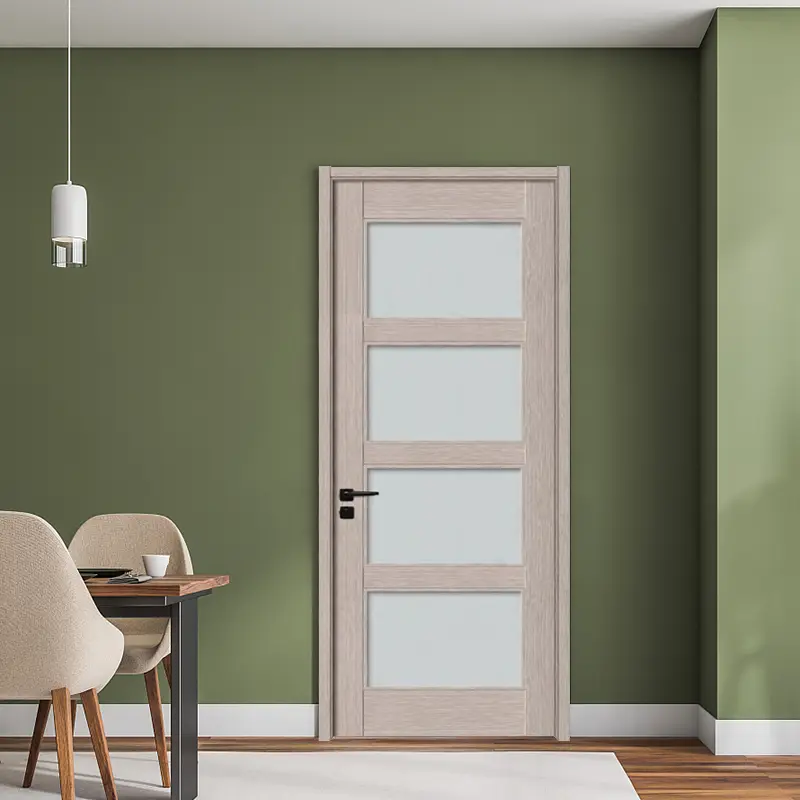 Chinese Wpc Outdoor Doors Swing Paint-free/Painting Guangxi Zonle Brand 3