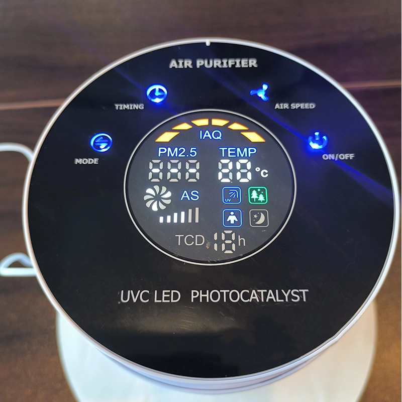 TH-UVC-B03 UVC 275nm+365nm  LED Air Purifier Indoor And Office Space