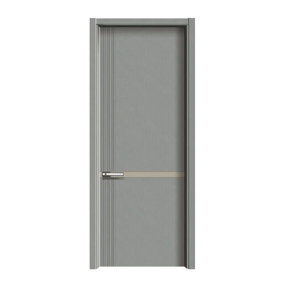 Swing Single Design Solid Wood Door Facotries Zonle Brand Company 2
