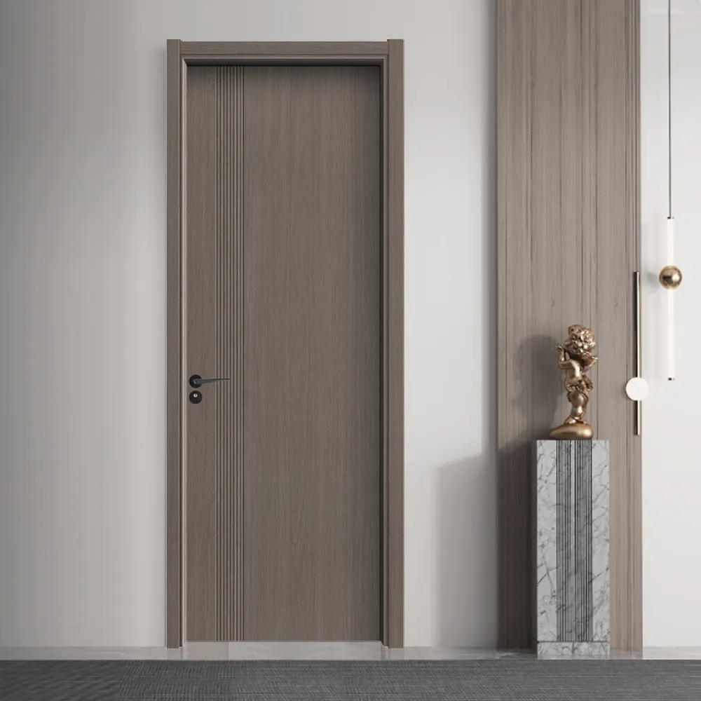 China Solid Wood/MDF/HDF/Plywood/Composite Door Swing Andorra Solid Wood Doors Zonle Manufacture 3