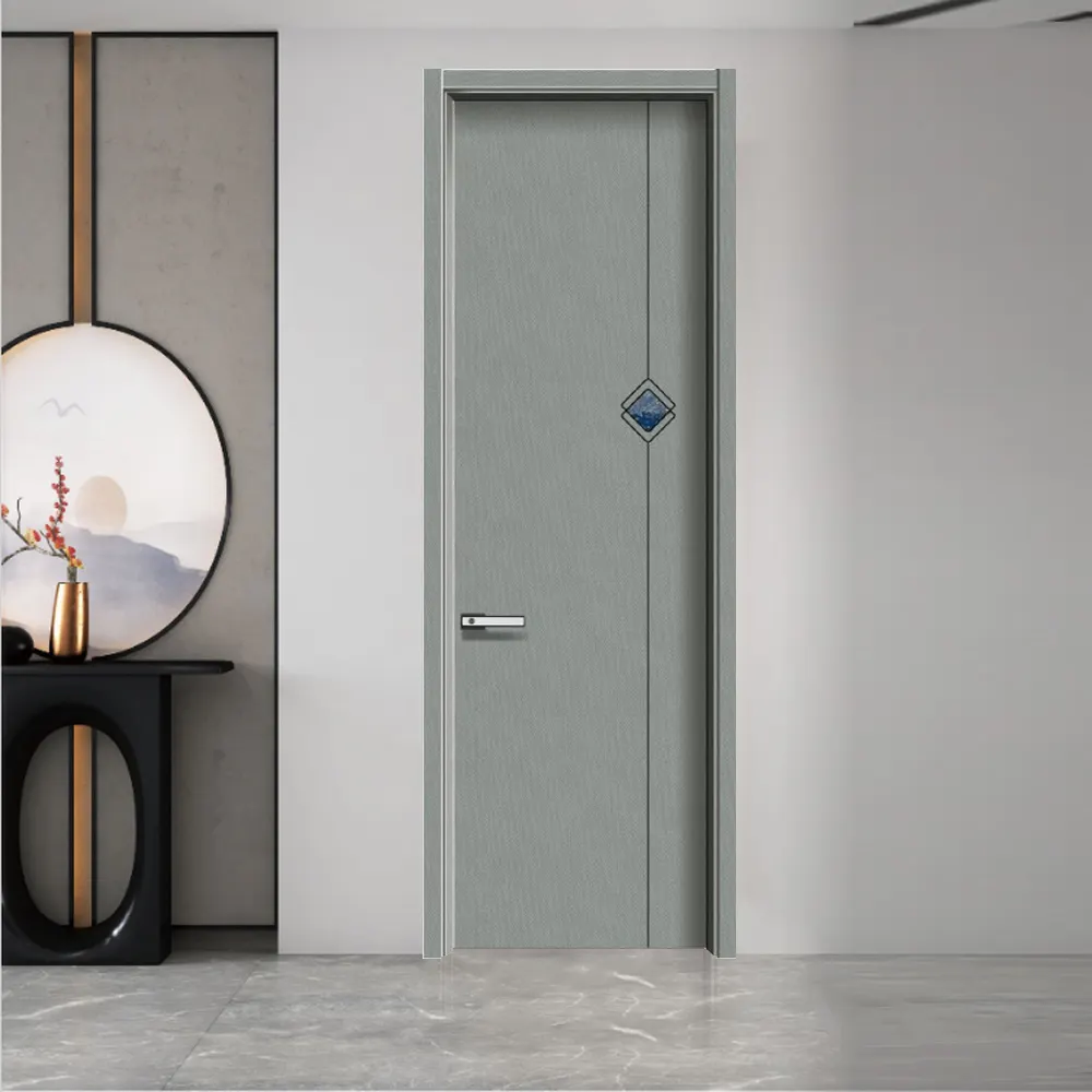 Interior Door Solid Wood/MDF/HDF/Plywood/Composite Door SWD13 Guangxi Solid Wood Safty Doorwho... 3