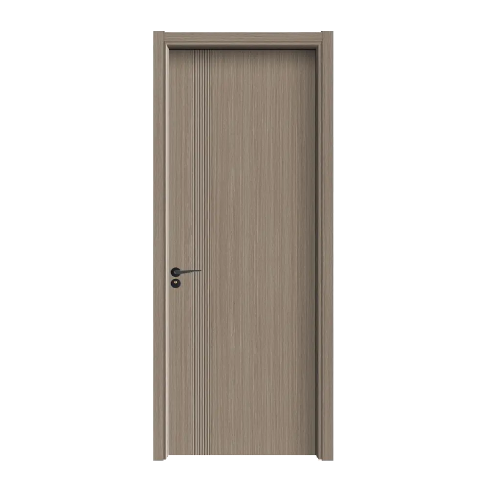 Solid Wood/MDF/HDF/Plywood/Composite Door Zonle Doors Guangxi Brand Sinlge Design Solid Wood D... 2