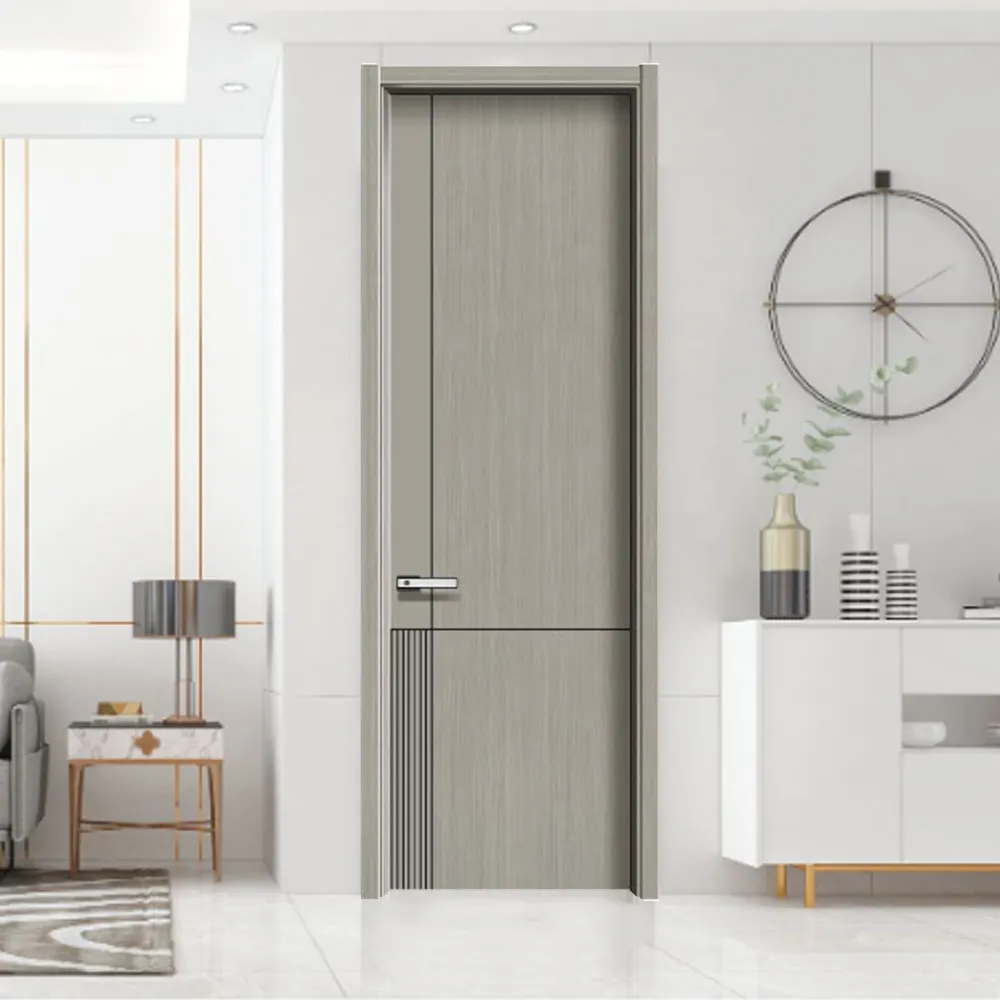 SD012 Front Door Solid Wood/MDF/HDF/Plywood/Composite Door OEM Fire Solid Wood Doors 3