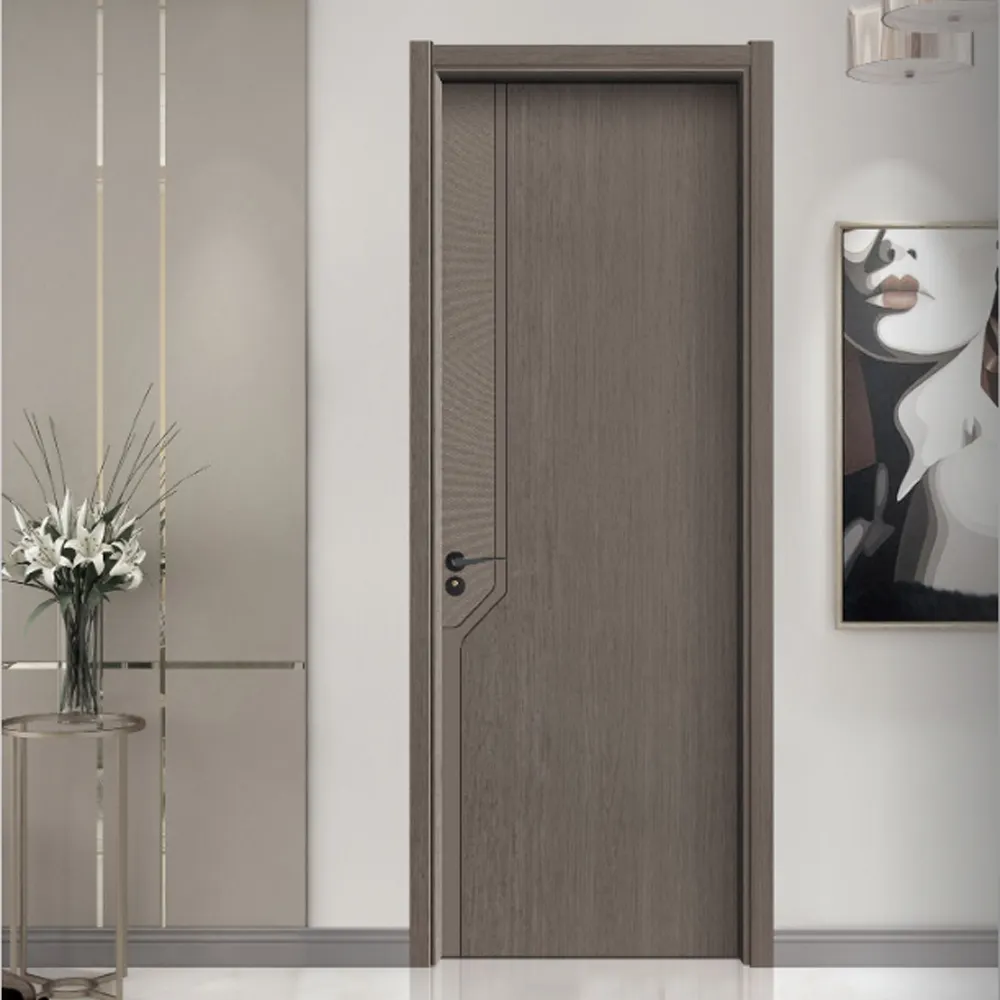 Quality Brand White Countryside Solid Wood Door Swing 3