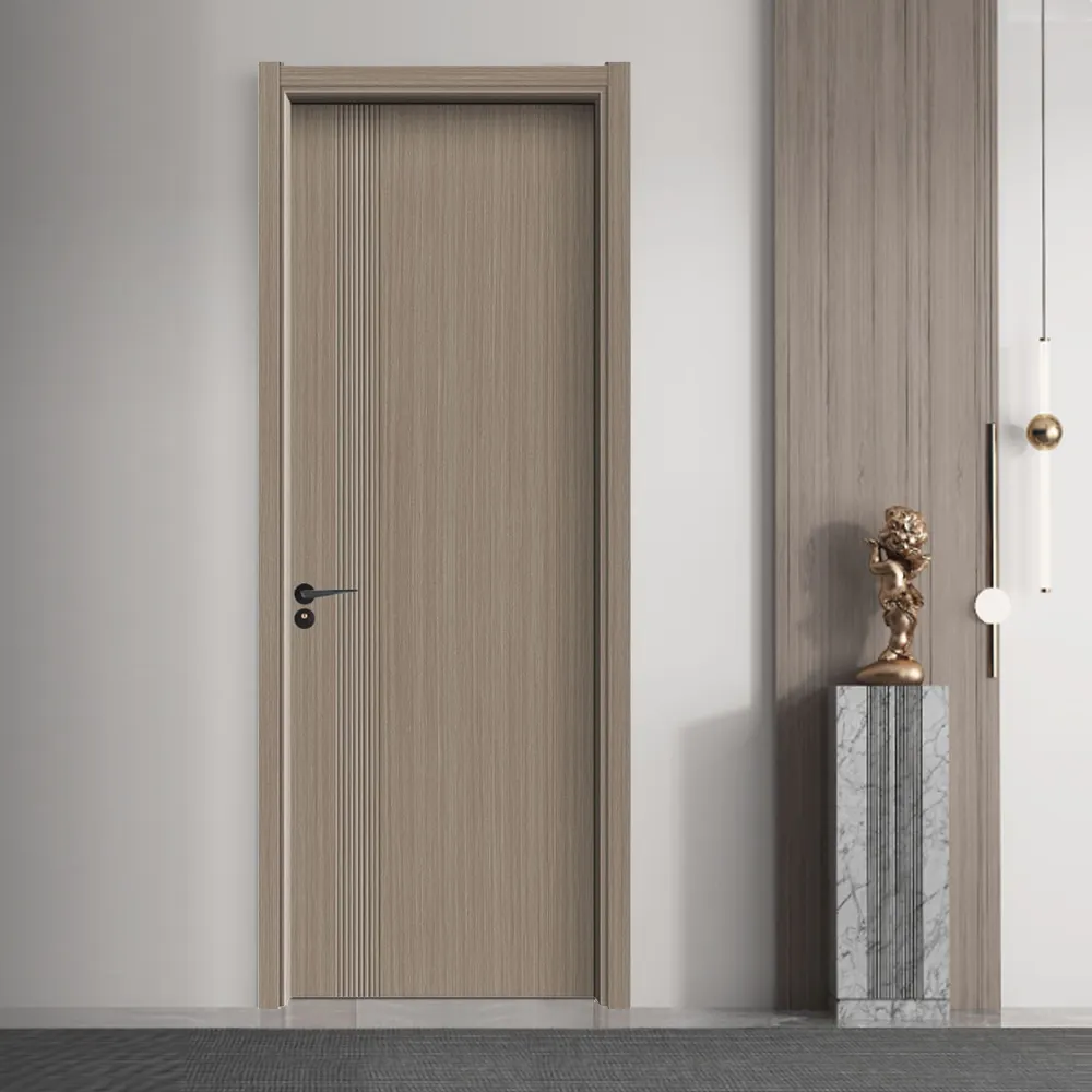 Solid Wood/MDF/HDF/Plywood/Composite Door Zonle Doors Guangxi Brand Sinlge Design Solid Wood D... 3