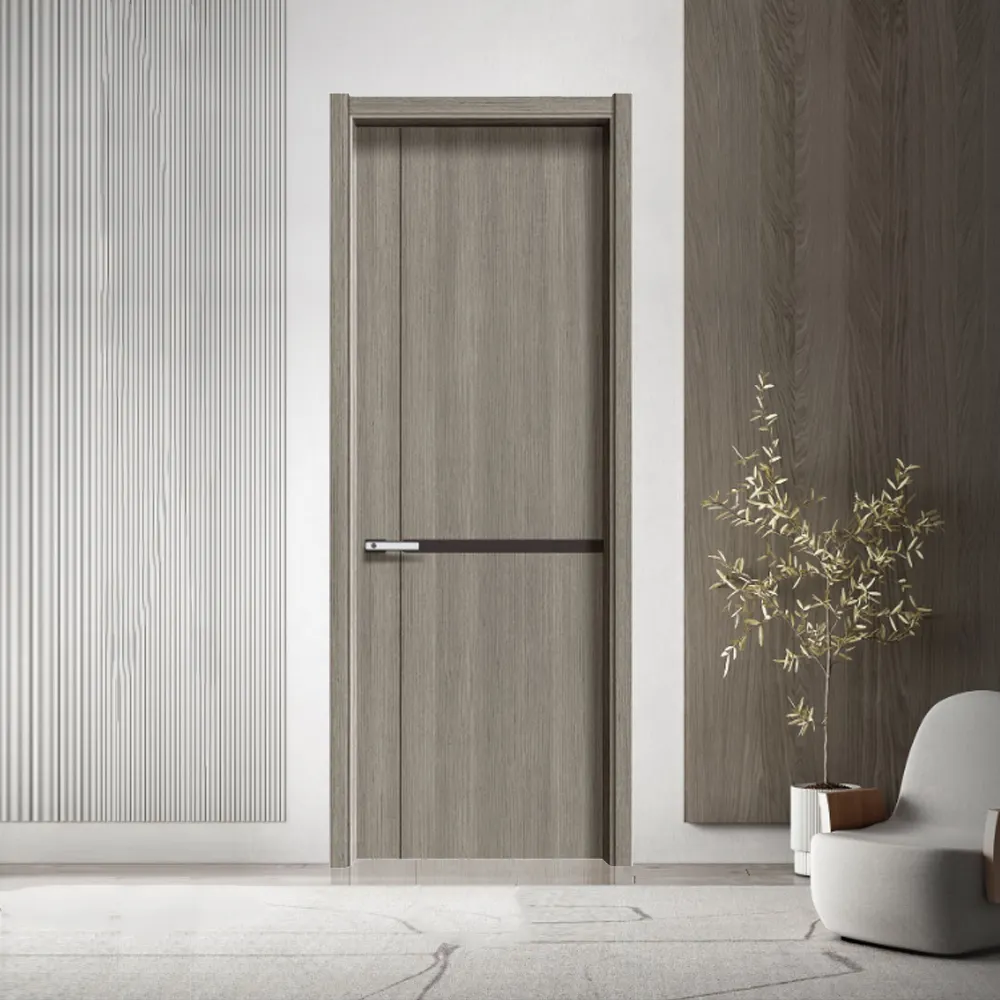 Paint-free/Painting Solid Wood/MDF/HDF/Plywood/Composite Door Insulation Solid Wood Doors Expo... 3