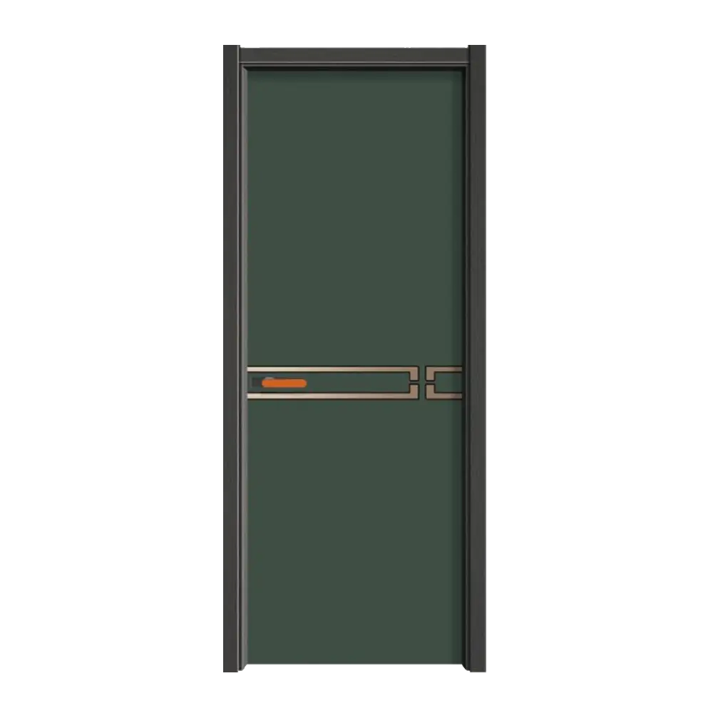 Zonle Brand Paint-free/Painting Entrance Door Swing Moisture Proof Solid Wood Doors 2