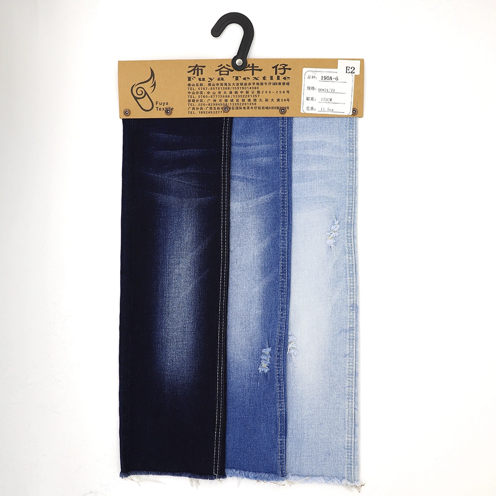 190A-6 stretchable 172cm denim fabric 9.5oz 1
