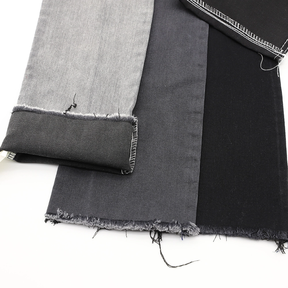 190H-3H Black denim fabric 10oz stretchable with spandex 6