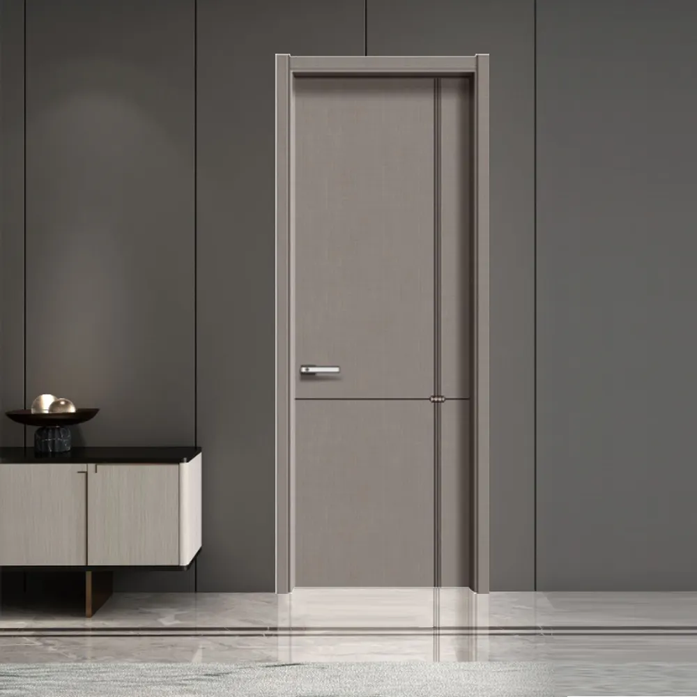 Zonle Brand Swing Solid Wood/MDF/HDF/Plywood/Composite Door Zonle Doors Custom Cheap Price Sol... 3
