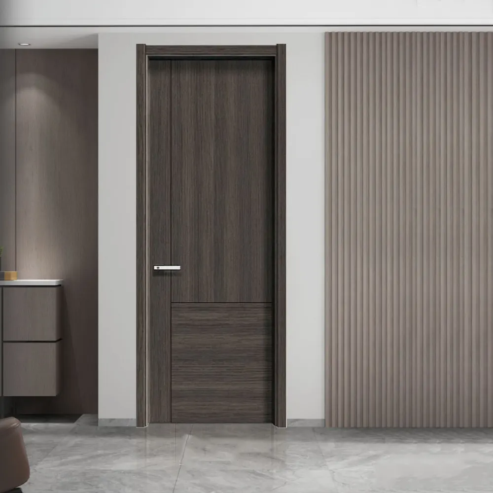 Commercial Solid Wood Door with Lock China Solid Wood/MDF/HDF/Plywood/Composite Door Interior ... 3