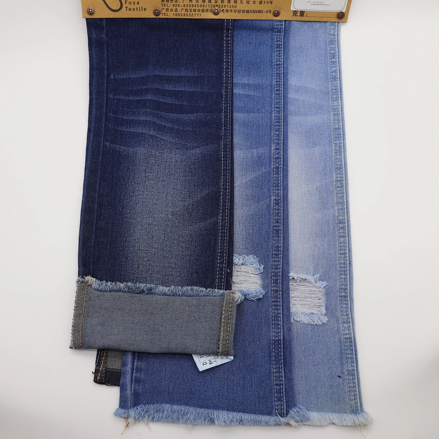 S220A-18 Non-stretchable denim fabric with modal 1