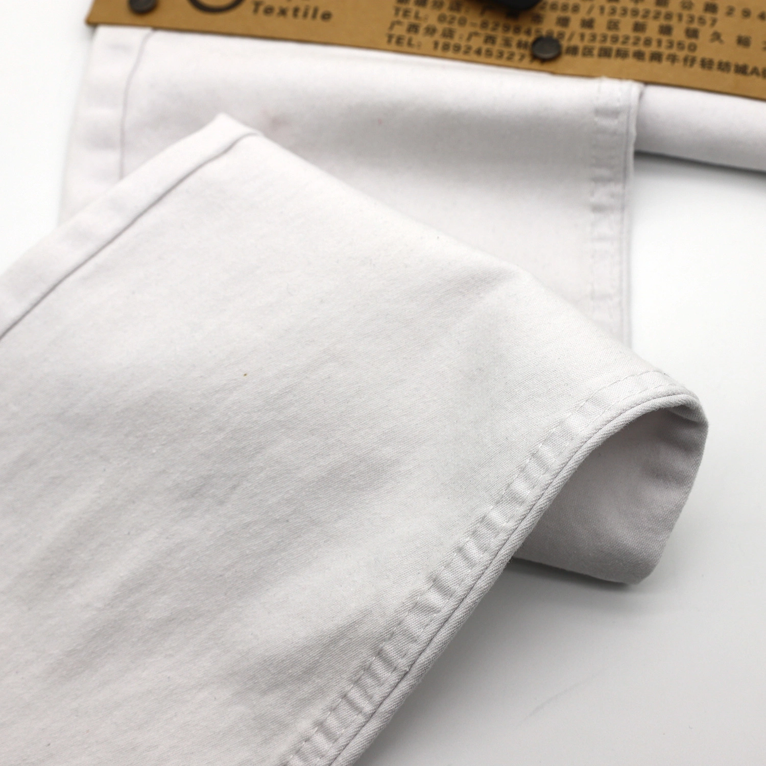 S293A-1 white denim stretchable denim 3