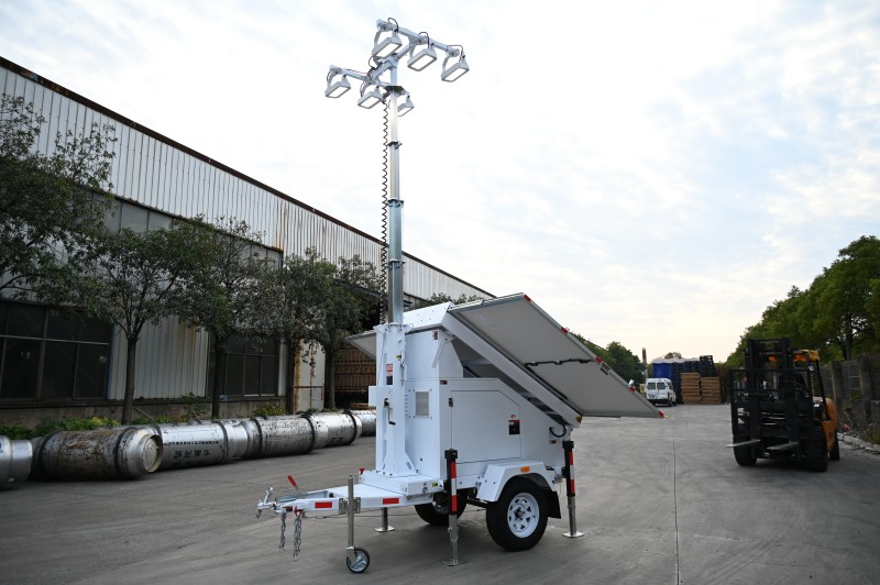 BIGLUX nieuwste mobiele zonne-lichtmast 4