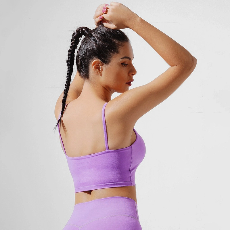 Plus Size Sports Bra with Support M - for Outdoor - Roadsunshisne 4