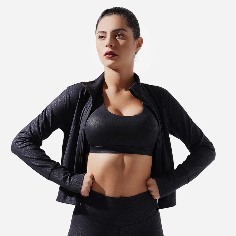 Practicalblack Zip Gym Jacket Best Brand Spandex / Nylon Custom 2