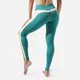 Leggings de ioga de cintura média preto/azul poliéster/elastanodesign moderno  3