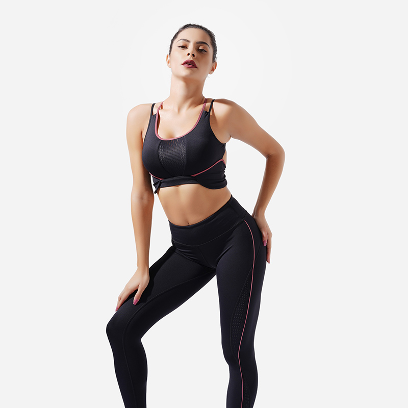 Sutiã esportivo para busto pesado Spandex / Nylon Bluesupplier 2