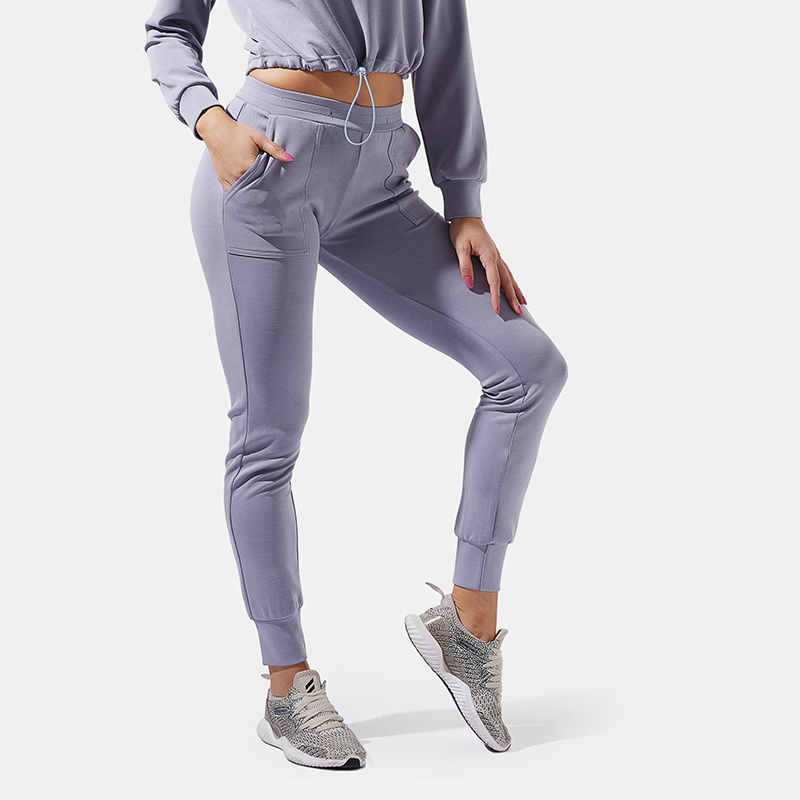 Jogger de sport confortable avec cordon de serrage pour femmes avec deux poches - ROADSUNSHINE 4