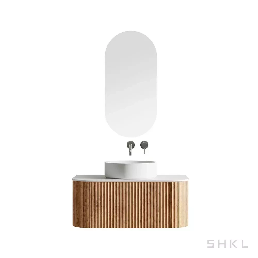 White Floating Bathroom Vanity Wholesale SHKL KL810879 3