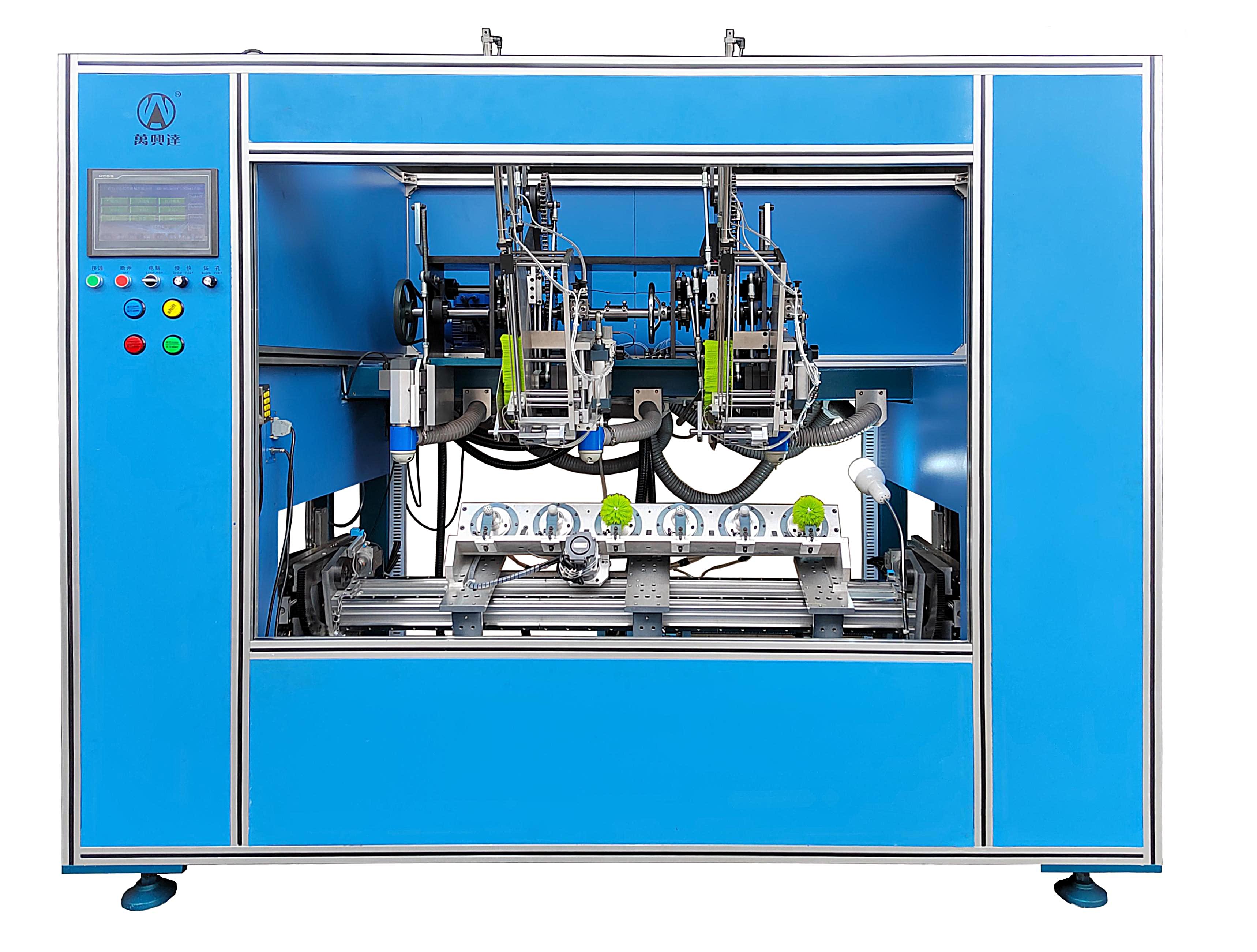 5 Axis 5 Head Brush Drilling and Tufting Machine WXD5A5H01