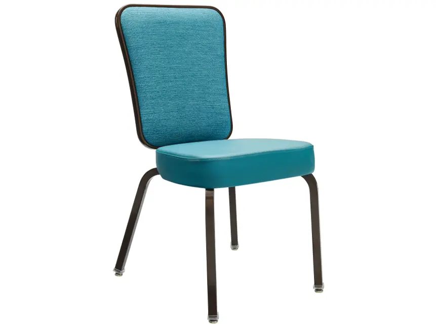 Yumeya Furniture Brand Stackable Conference Chairs Cafe Can Be Stacked 5 Pcs H910*SH475*W430*D590mm 3