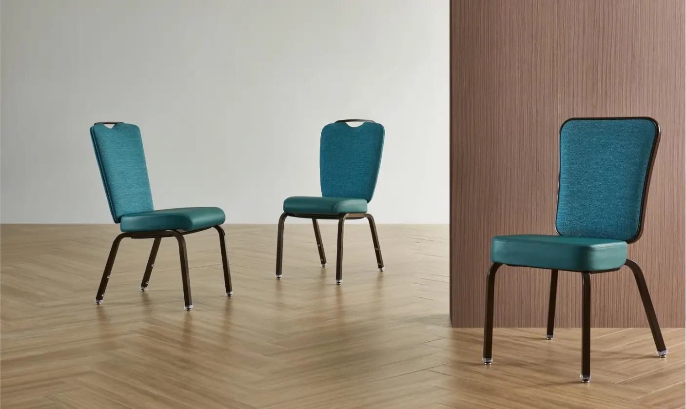 New Hotel Furniture Can Be Stacked 5pcs 1.0yard H910*SH475*W430*D610mm Yumeya Furniture Brand 4