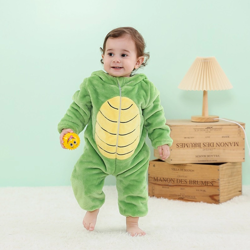 Mameluco con capucha para bebé Pijama Onesie Jumpsuit-YZGM137 1