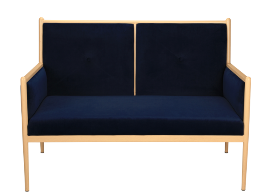 Adorabile divano commerciale in metallo con venature del legno YSF1056 Yumeya