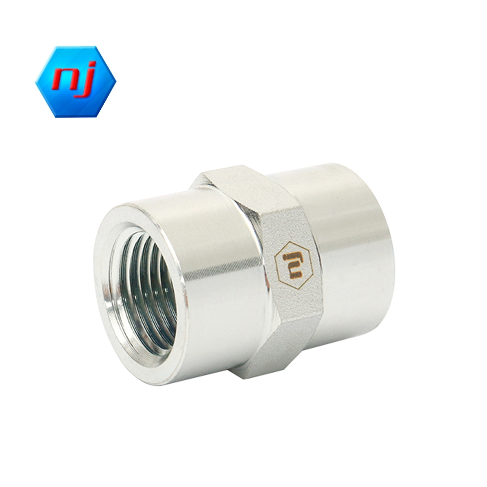 Raccordi adattatori Bsp NJ Marca Cr 3+ Zincatura Serie 5000 FP-FP DIRITTO 2