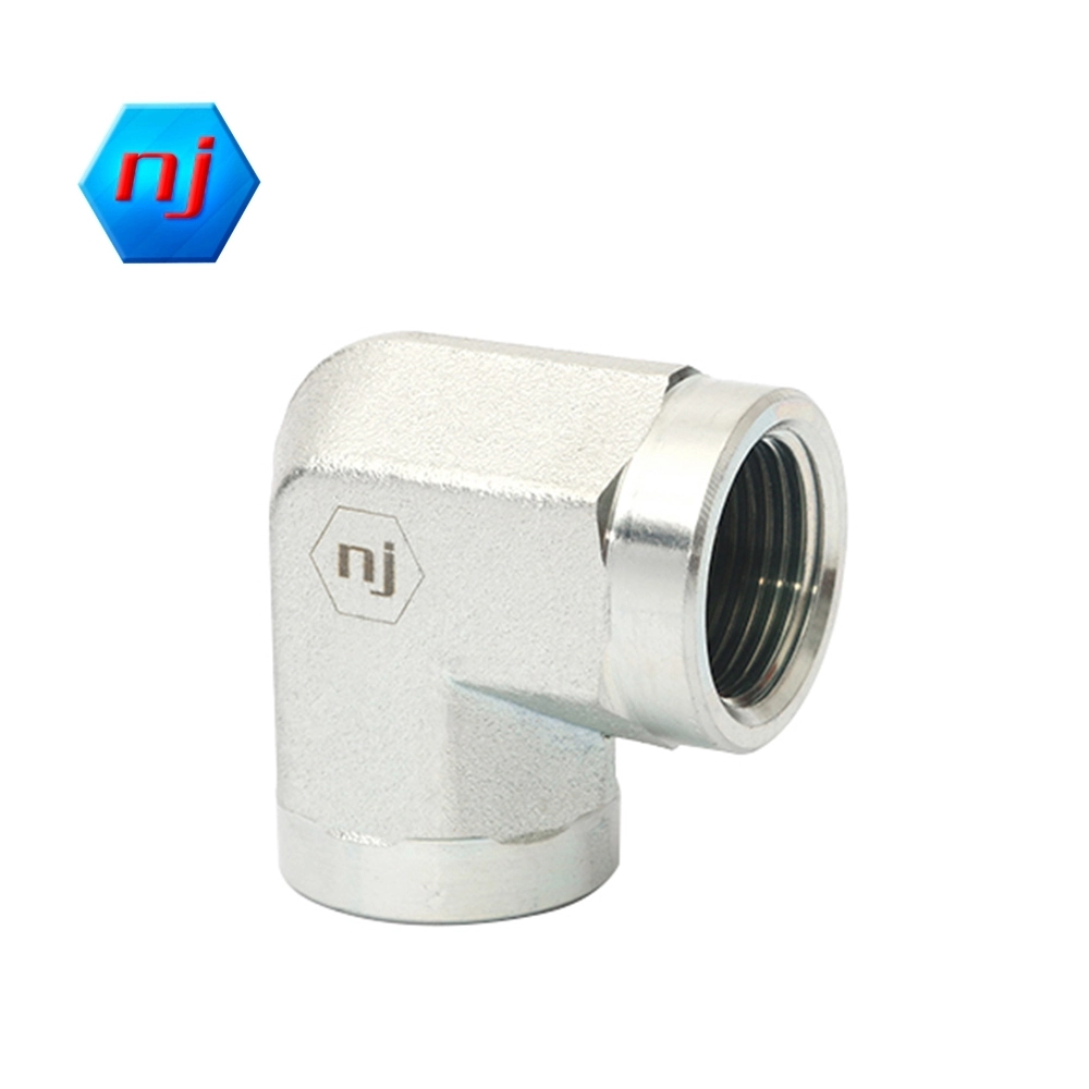 Adaptateur hydraulique femelle NPT-femelle NPT coudé à 90 ° 5504 1