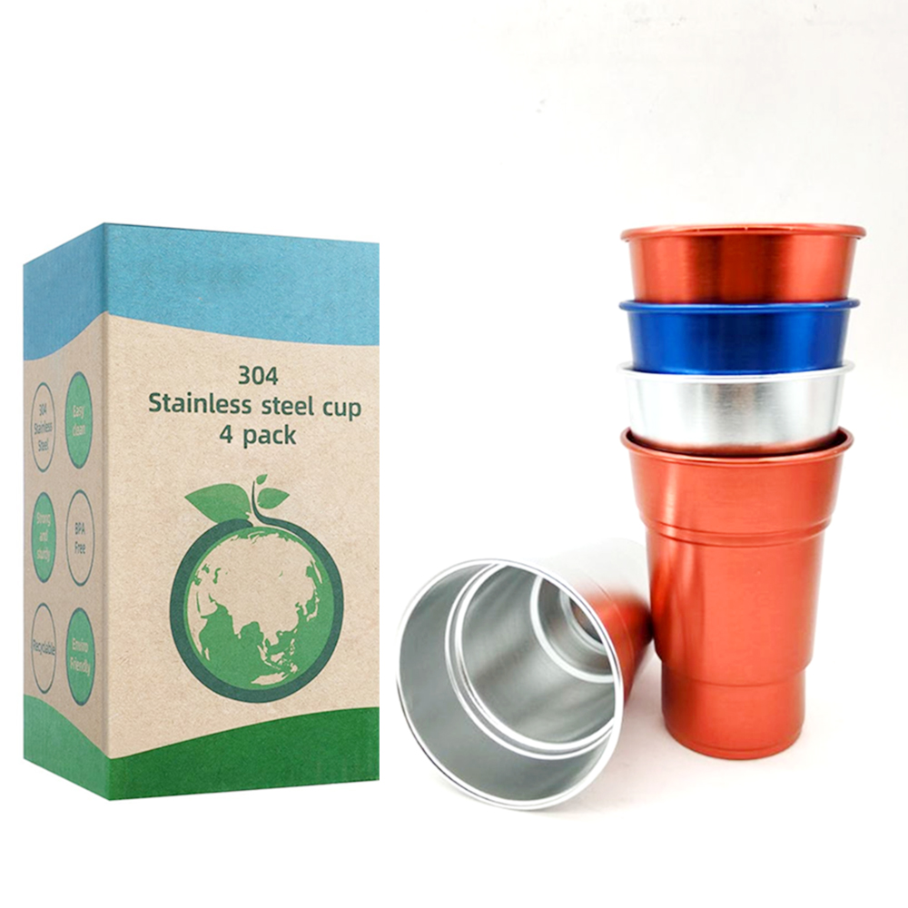 Tasse en aluminium jetable / tasse à bière en aluminium / fournisseur personnalisé de tasse à café 4