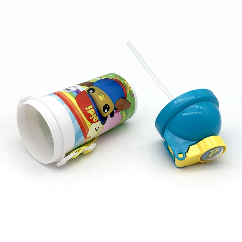 Wasserflasche Bus-Design – 500 Ml, Mit Strohhalm, Auslaufsicher, Verstellbarer Gurt, Für Kinder & Outdoor