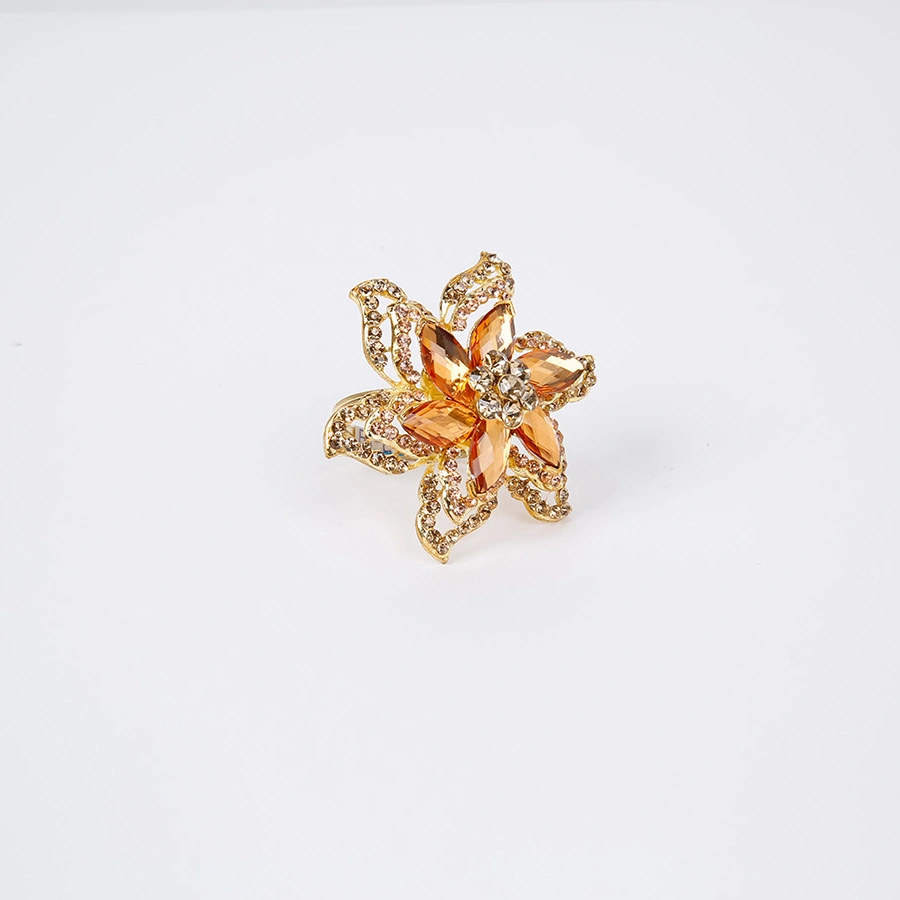 ELIYA Gold rhinestone napkin rings faux diamond napkin rings 1