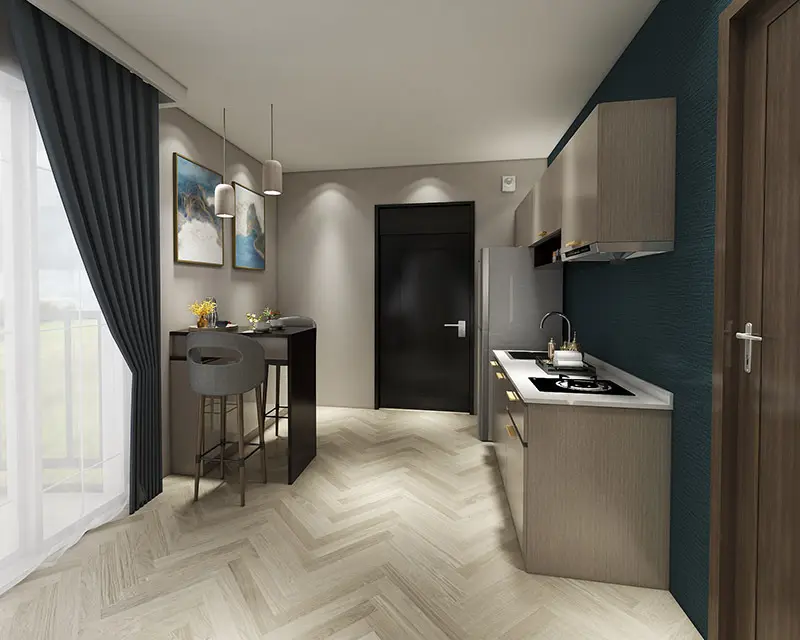 Conjuntos completos de muebles para apartamentos al por mayor marca VEBOS 4