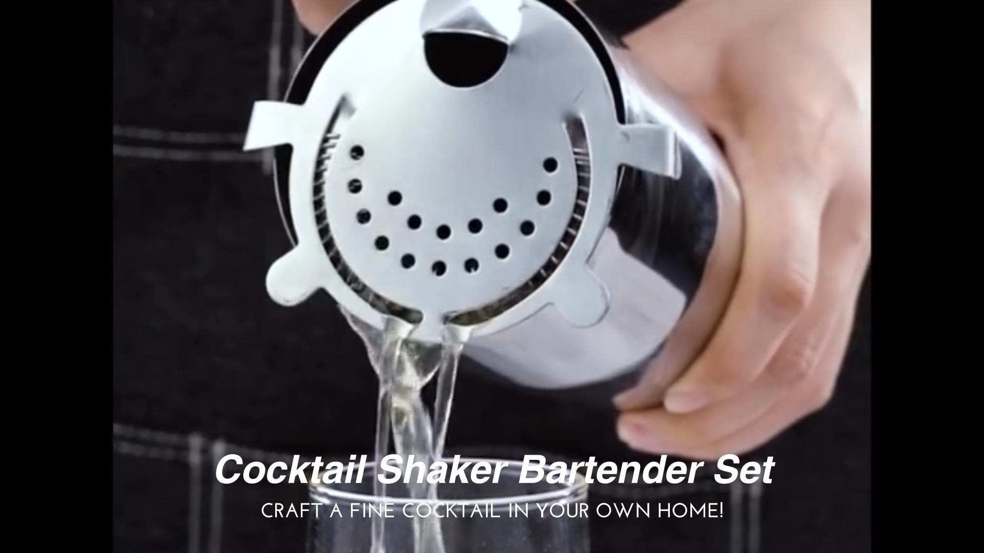 Giunsa paggamit ang set sa cocktail shaker! Paghimo sa Hingpit nga Cocktail sa Balay!