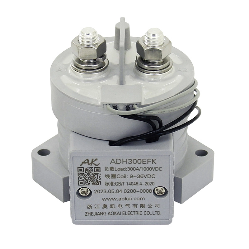 Retransmisión de alto voltaje 300A de DC con el interruptor auxiliar ADH300EFK para la pila de carga 1