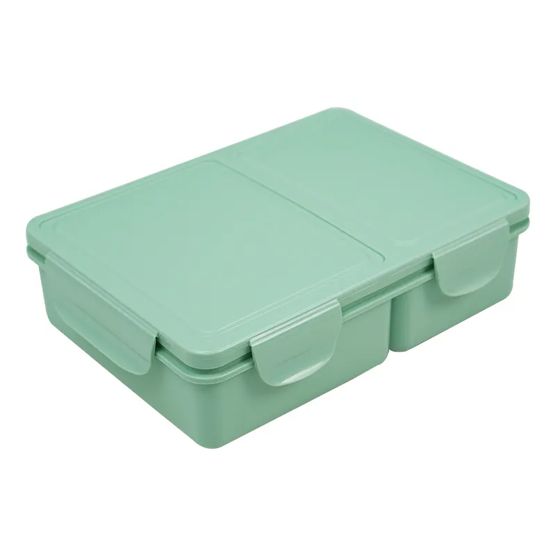 Plastic Lunch Containers with Dividers Suppliers for Food Carry 22*16*6cm 2