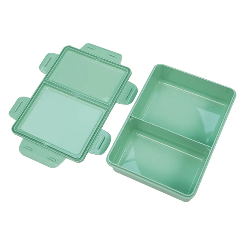 Plastic Lunch Containers with Dividers Suppliers for Food Carry 22*16*6cm 3