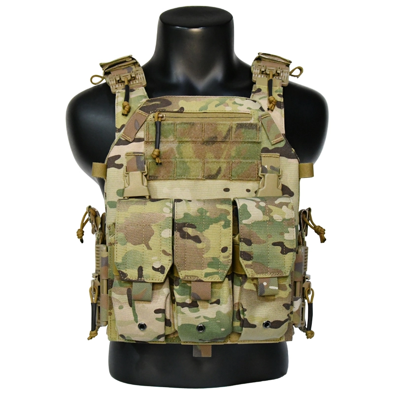 Molle системасы менен GAF 1000D нейлон тез бошотуу коргоо дене тактикалык жилет 1