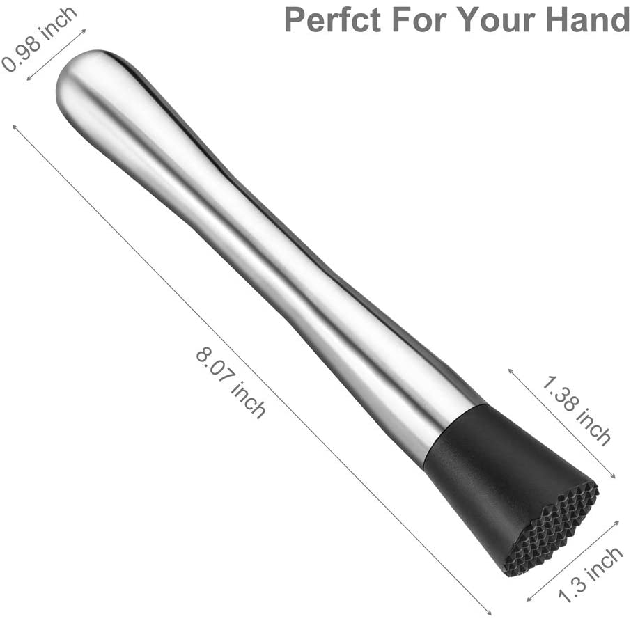 Cóctel Muddler Acero inoxidable 304丨longrichbar 2