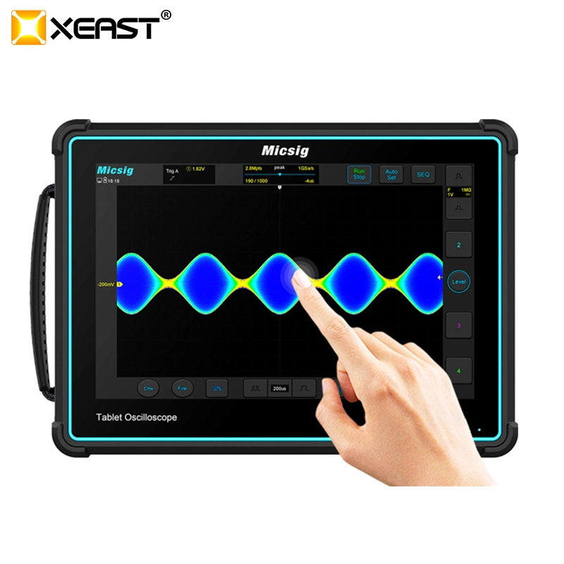 2023 neu veröffentlichtes Tablet-Oszilloskop der TO-Serie 10,1-Zoll-TFT-LCD-Display mit vollständiger Touch-Bedienung Universal Probe Interface (UPI)-Oszilloskop 1