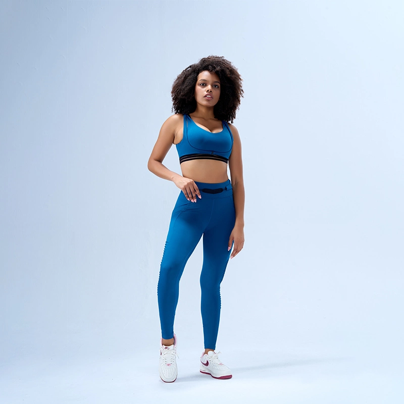 High End Sports Bra with Back Hooks Nylon / Spandex High resilience for Workplace 4