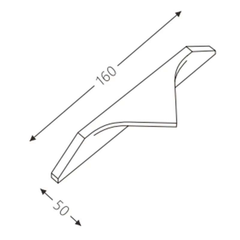 Aluminium Pull Handle Brand 160mm Patented Product 7
