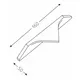 Aluminium Pull Handle Brand 160mm Patented Product 7