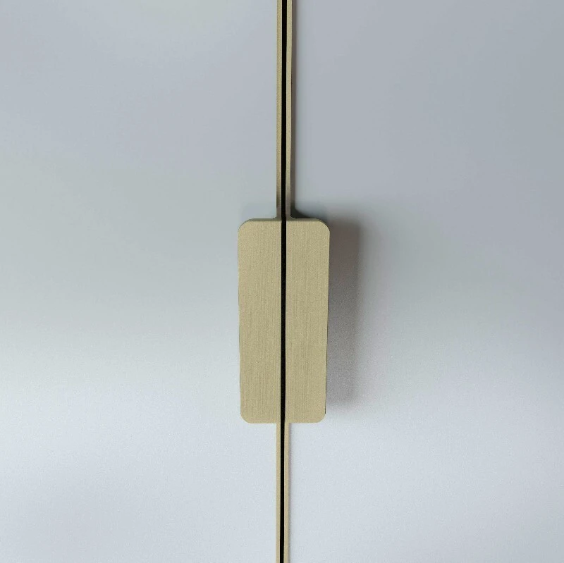 Poignée de garde-robe en aluminium personnalisable : design élégant, longueur sur mesure 1