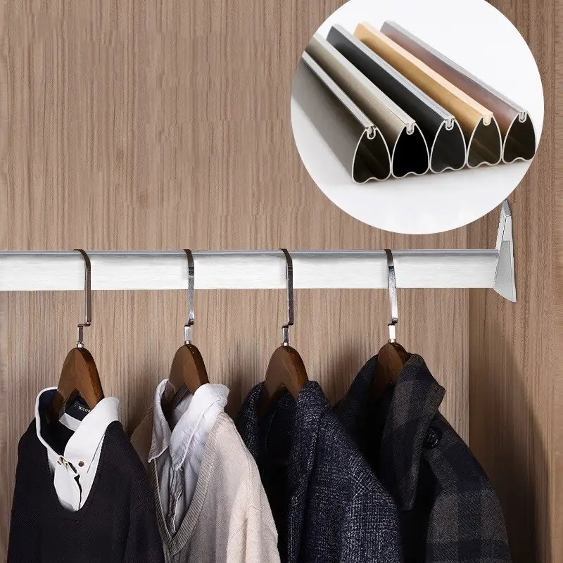 Wall Mounted Wardrobe Rail Quality Assurance for Cabinets 6